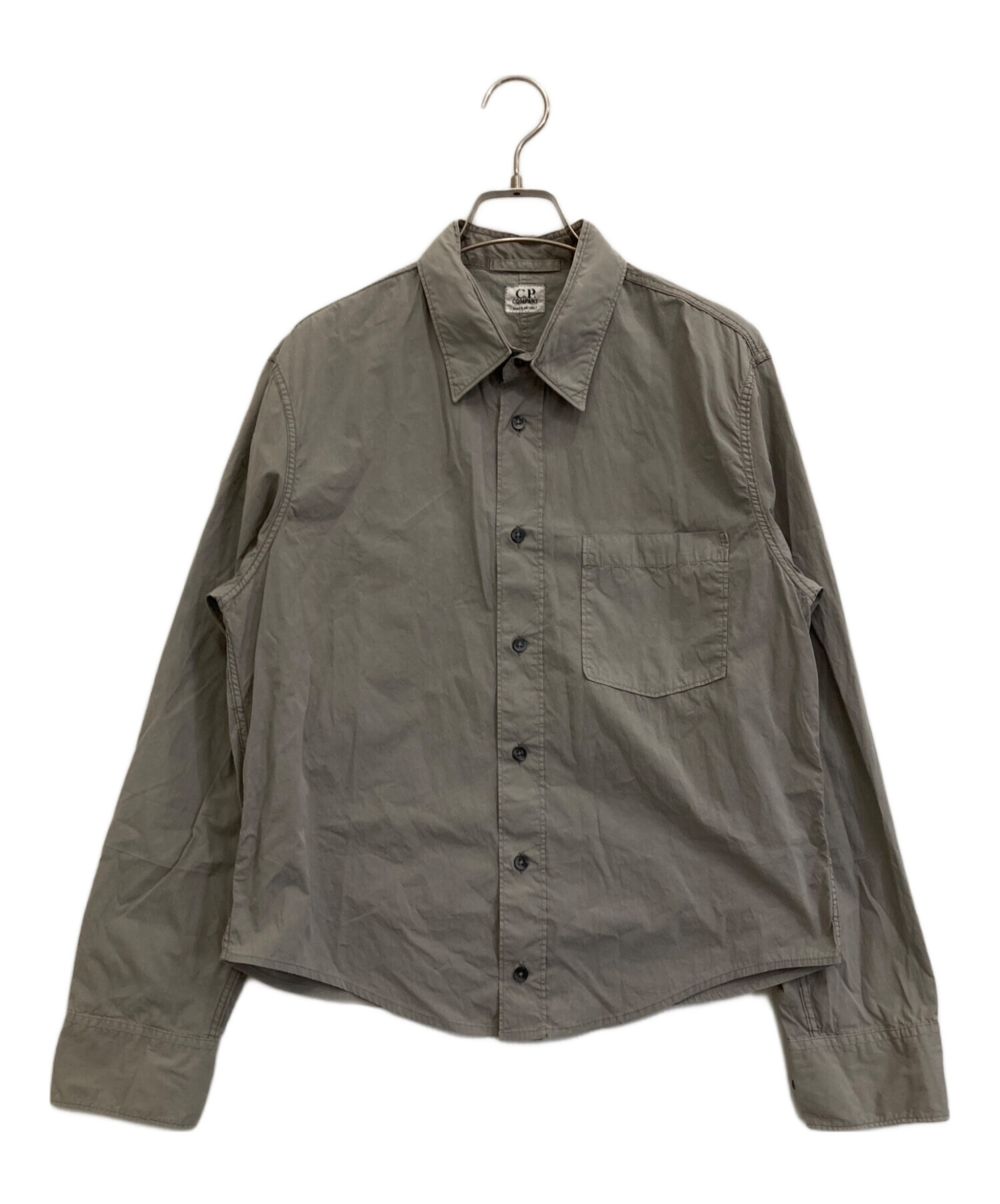 中古・古着通販】C.P COMPANY (シーピーカンパニー) 長袖シャツ グレー
