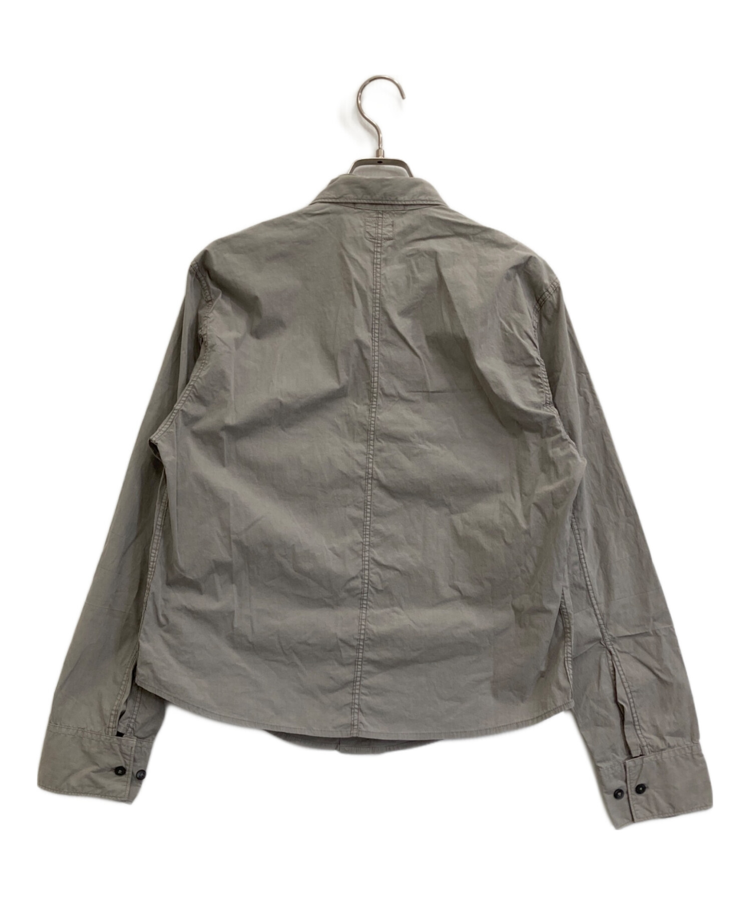 中古・古着通販】C.P COMPANY (シーピーカンパニー) 長袖シャツ グレー