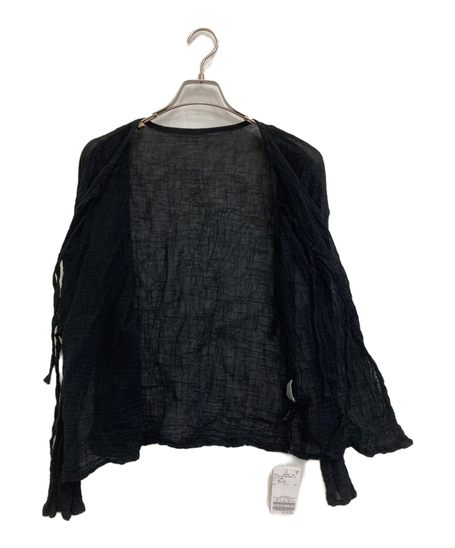 【ここ】 Plage AFDC 別注 2WAY RBN トップス 中古・古着通販】Plage (プラージュ) AFC 2WAY RBN トップス ブラック