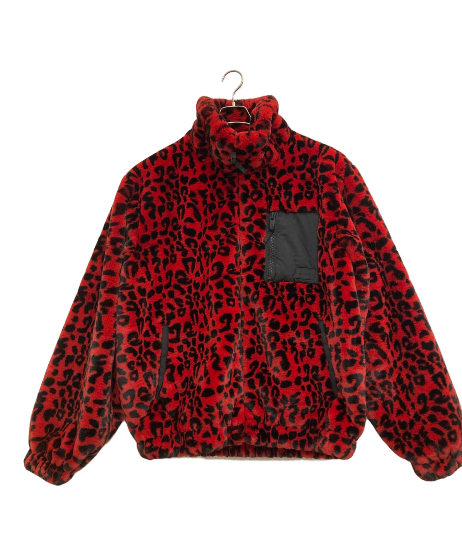 中古・古着通販】ZARA (ザラ) レオパード柄ファージャケット ブラック