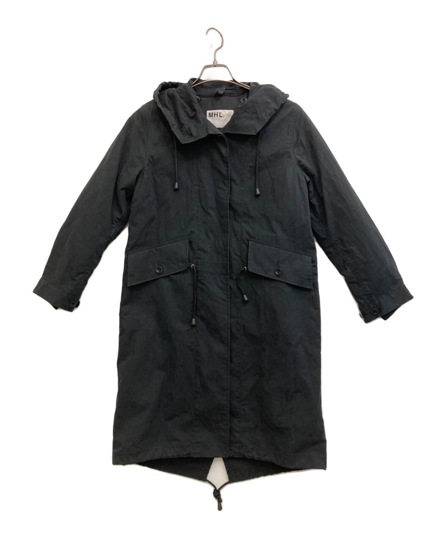 MHL. フード付き モッズコート ライナー付き 中古・古着通販】MHL (エムエイチエル) ライナー付きモッズコート