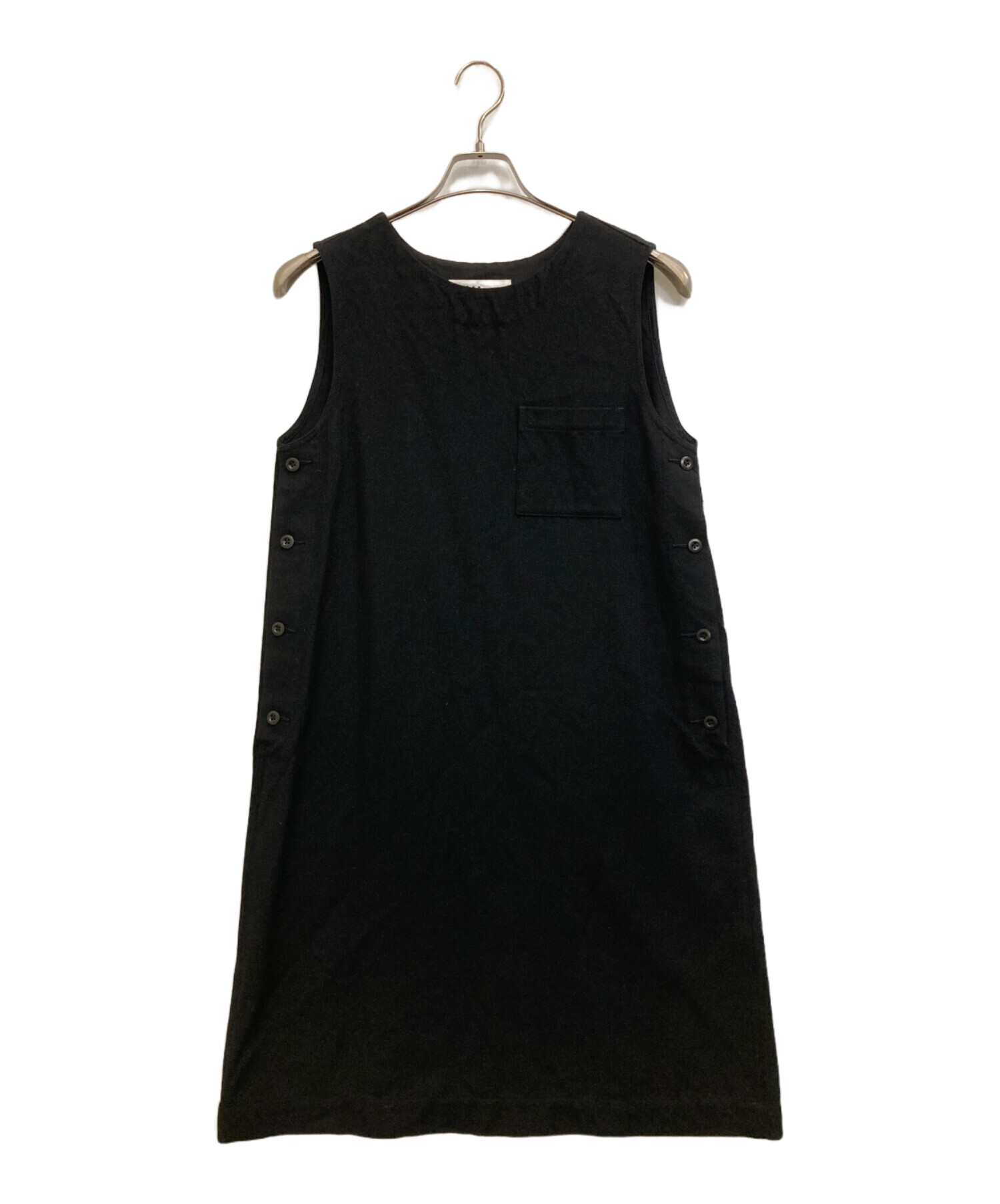 中古・古着通販】MHL (エムエイチエル) ウールノースリーブワンピース 