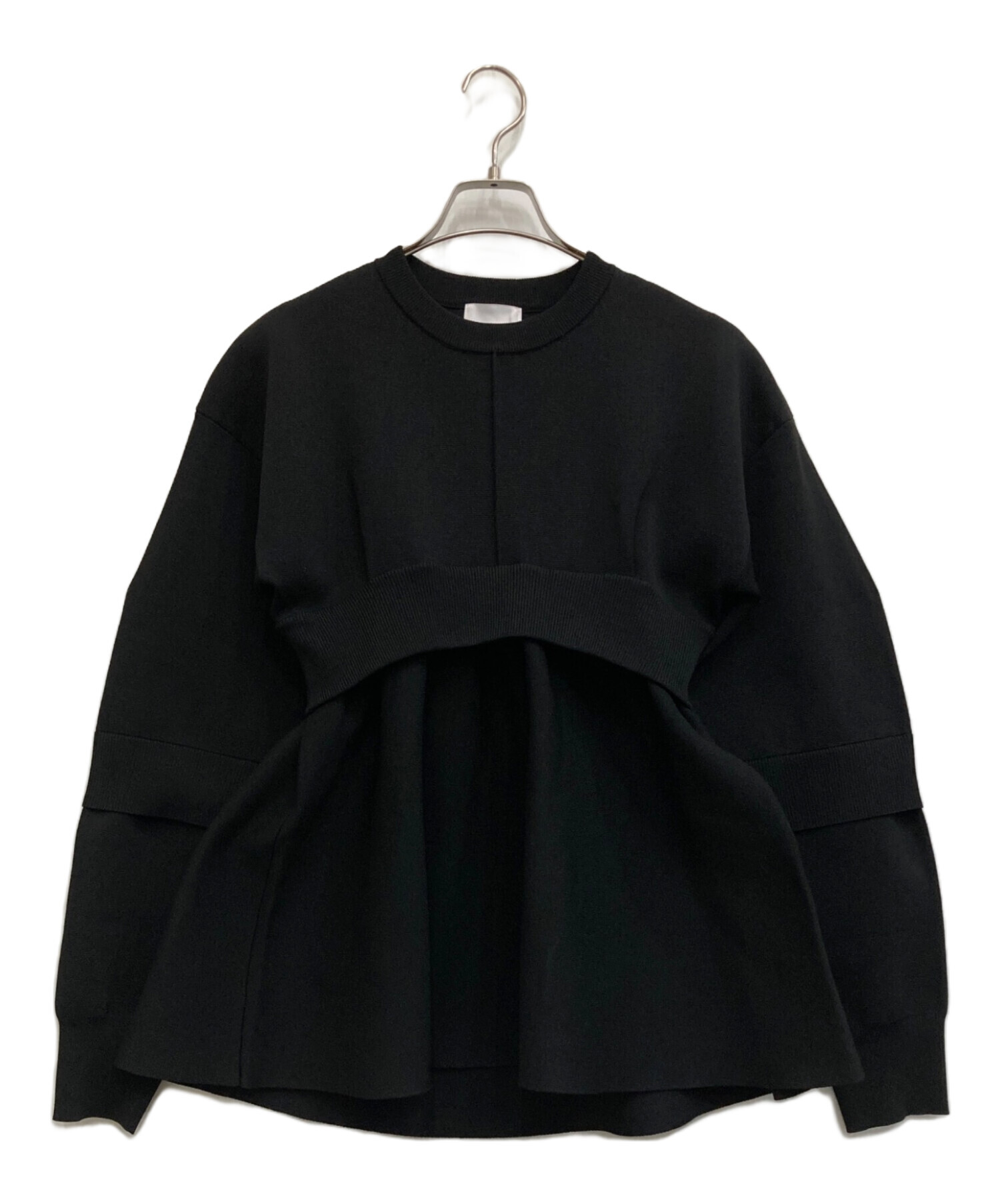 トップス OMMO LAYERED FLARE KNIT TOP 中古・古着通販】OMMO (オーエムエムオー) LAYERED FLARE KNIT TOP