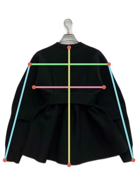 中古・古着通販】OMMO (オーエムエムオー) LAYERED FLARE KNIT TOP