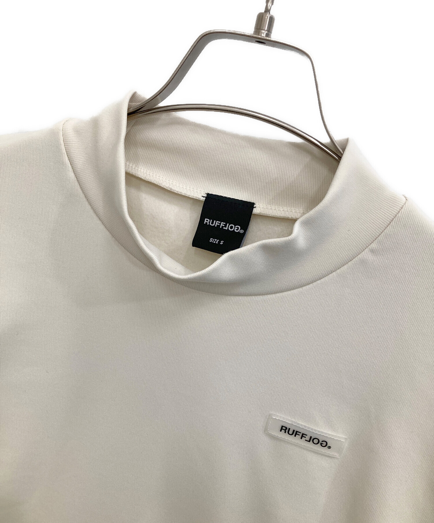 未使用　ラフロッグ　モックネック　ティー　 RUFFLOG RUFFLOG ラフロッグ モックネック 半袖Tシャツ ブラック系 L ゴルフ