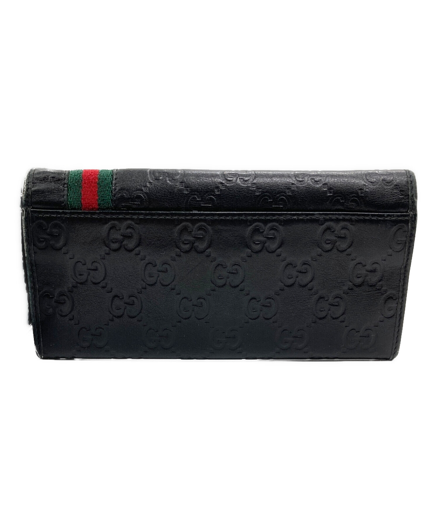 中古・古着通販】GUCCI (グッチ) 長財布 ブラック｜ブランド・古着通販