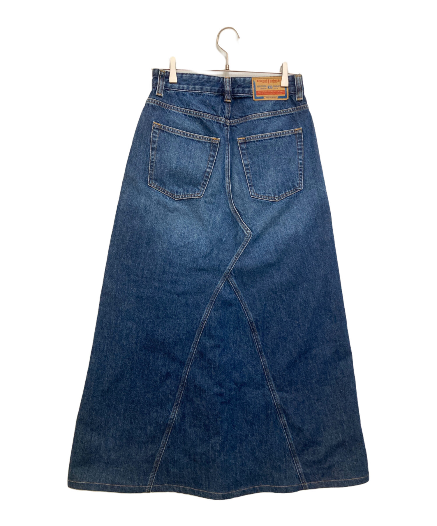 DIESEL BLACK GOLD ディーゼル　デニムスカート ロングスカート Diesel Black Gold ディーゼル ブラック ゴールド、デニムと漆黒で