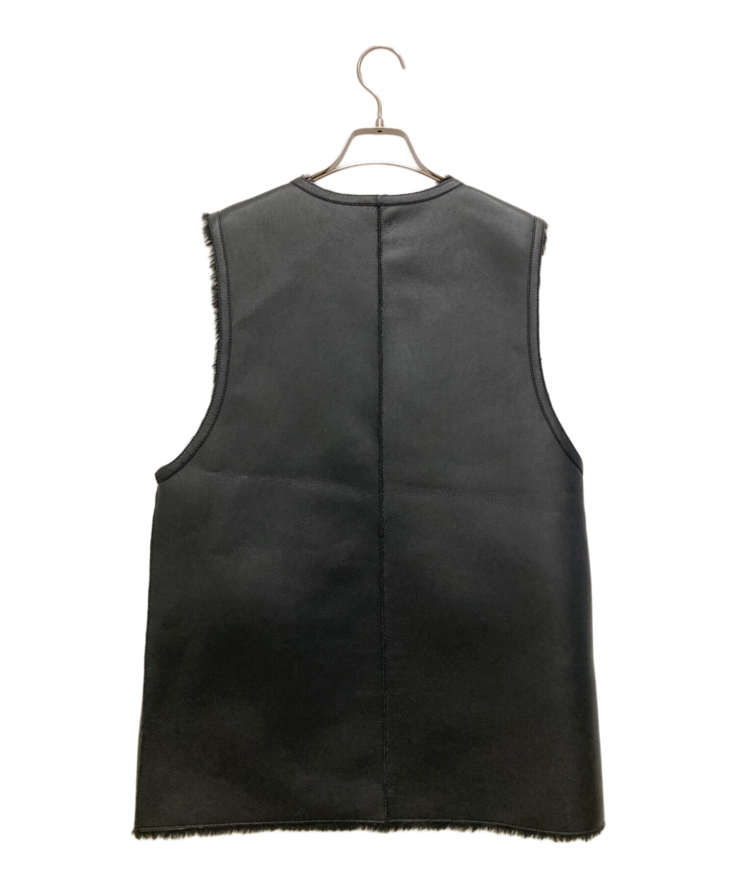 【新品タグ】定価2.1万 Vin フェイクレザー 中綿 ベスト フェイクレザーZIPベスト - Vin - Vin｜YAMADAYA STORE