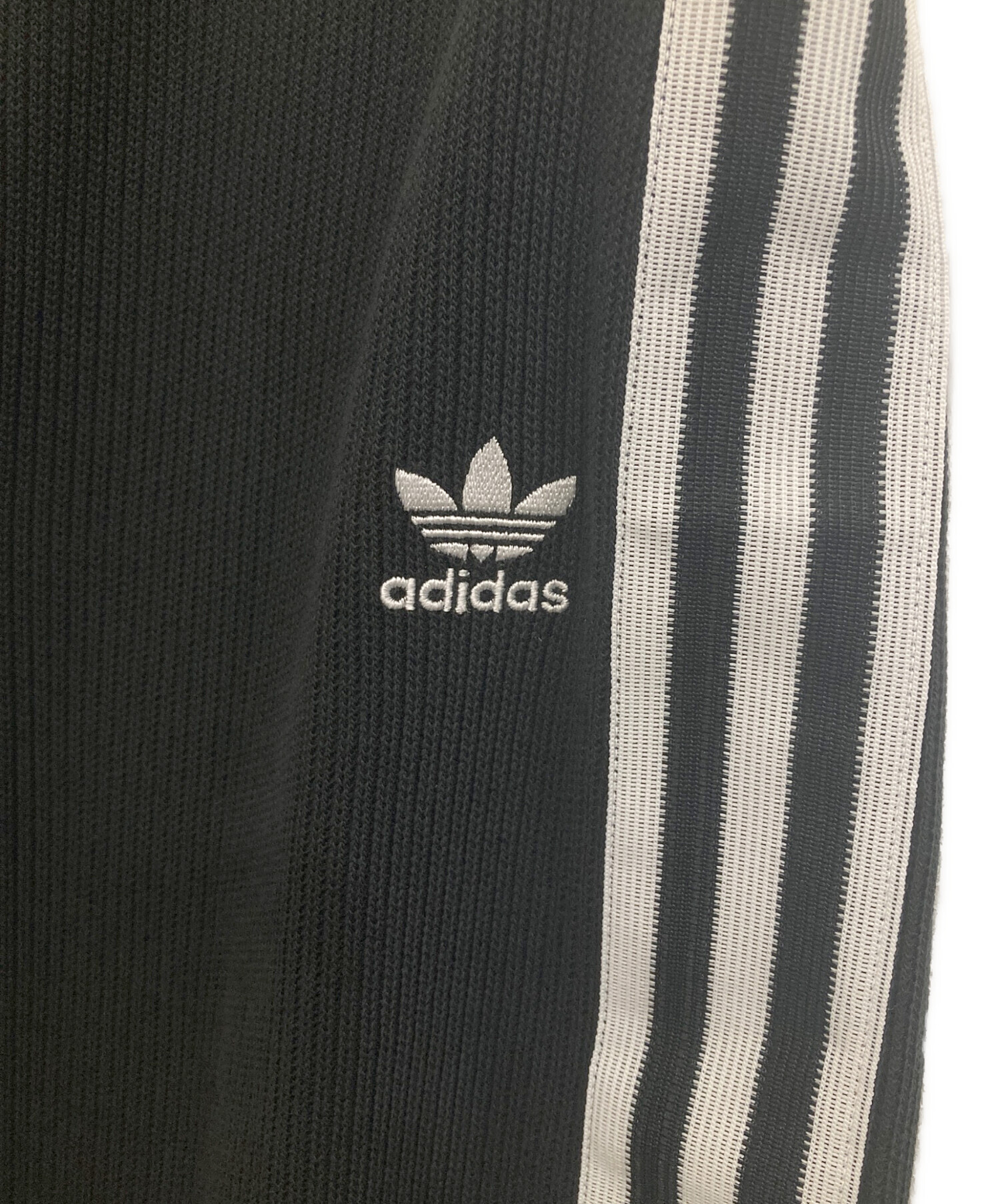 中古・古着通販】adidas (アディダス) ロングスカート ブラック サイズ