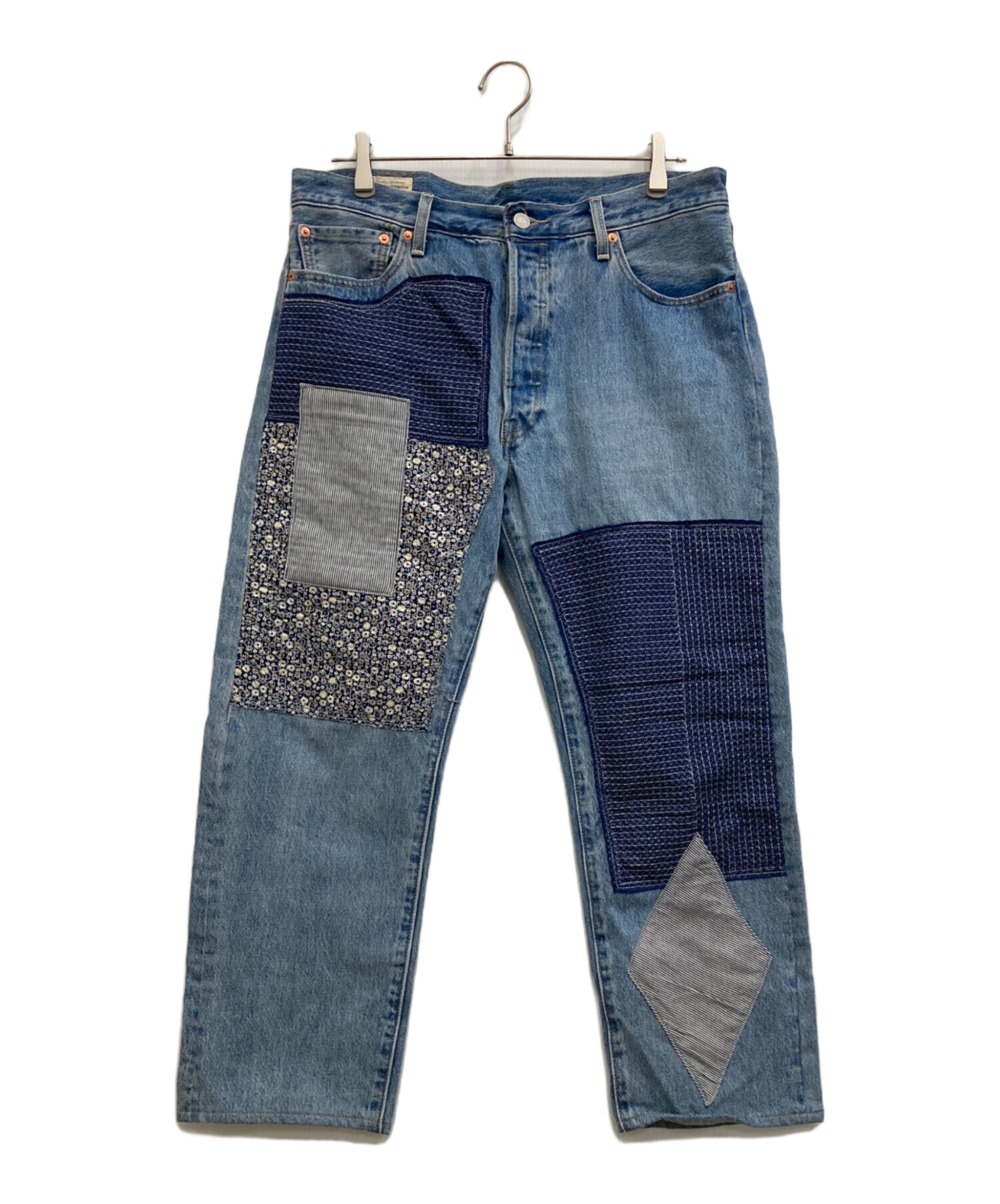 リーバイス リメイク パッチワークデニムパンツ 中古・古着通販】LEVI'S (リーバイス) パッチワークデニムパンツ
