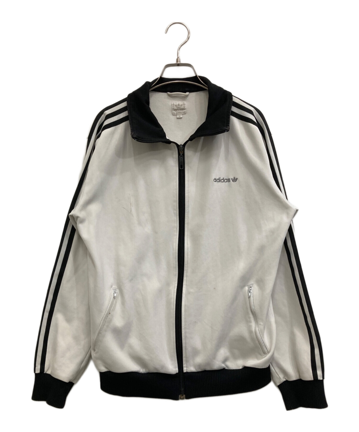 中古・古着通販】adidas (アディダス) トラックジャケット ホワイト