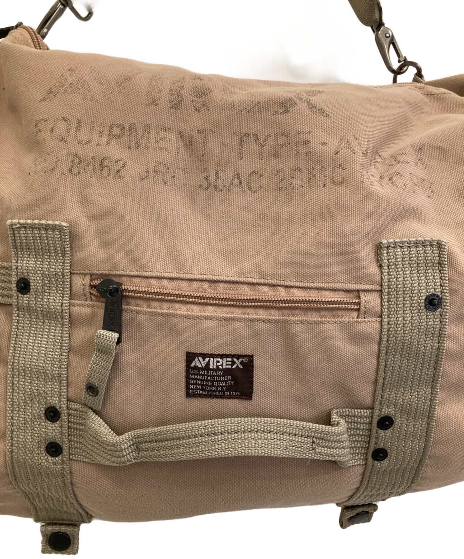 中古・古着通販】AVIREX (アヴィレックス) バッグ ベージュ｜ブランド