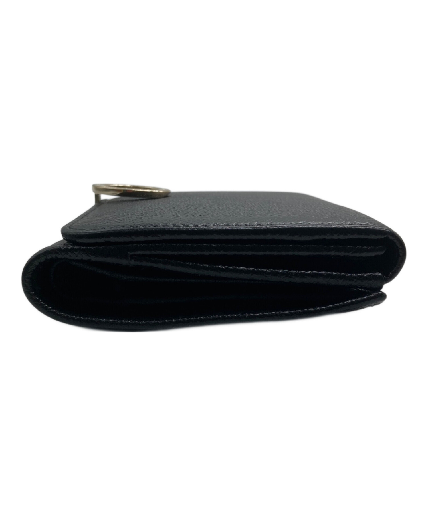 BVLGARI ブルガリ 財布・ケース  黒 【古着】【中古】【送料無料】 中古・古着通販】BVLGARI (ブルガリ) S.BVLGARI 2つ折り財布 ブラック