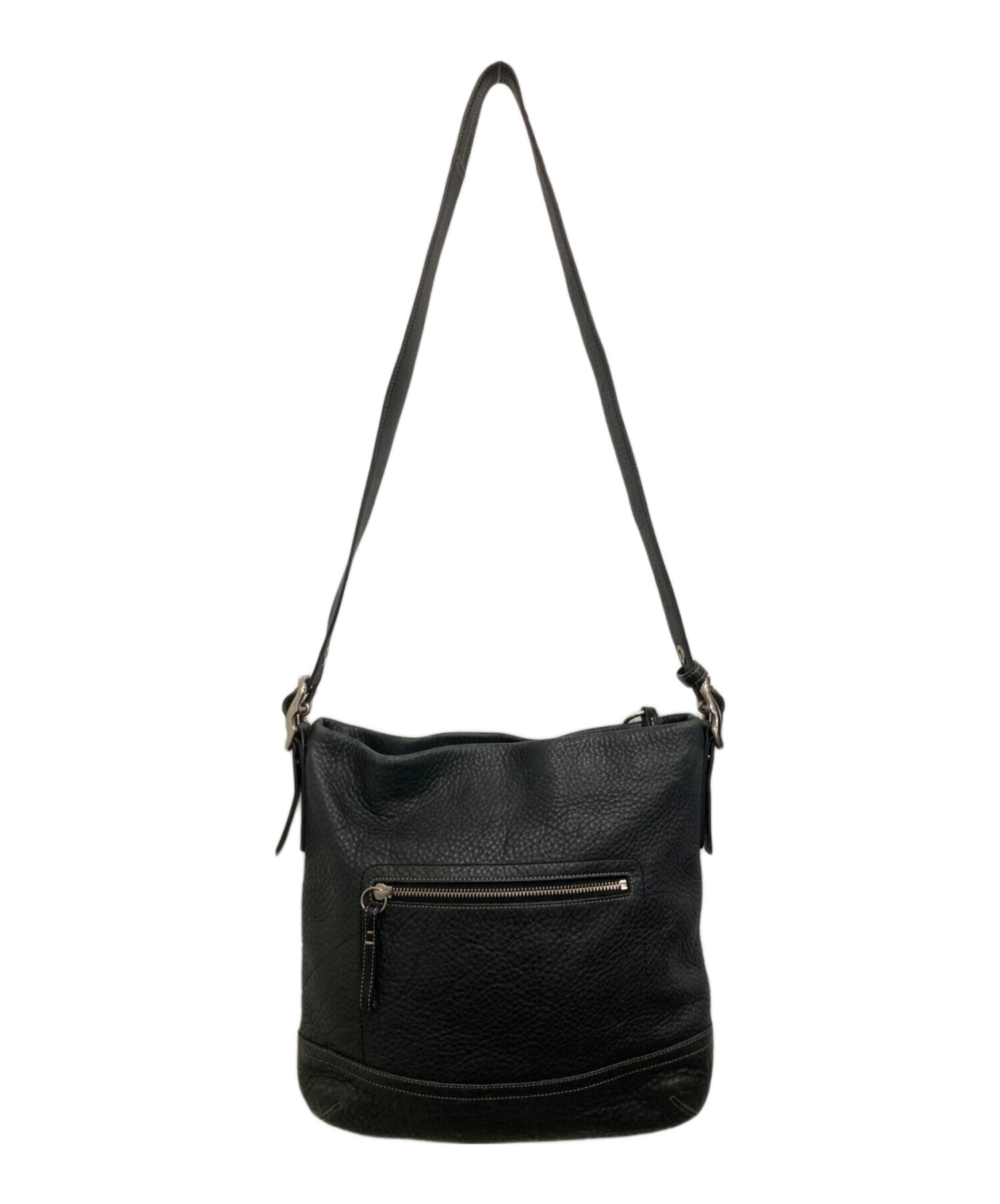 中古・古着通販】COACH (コーチ) ショルダーバッグ ブラック｜ブランド