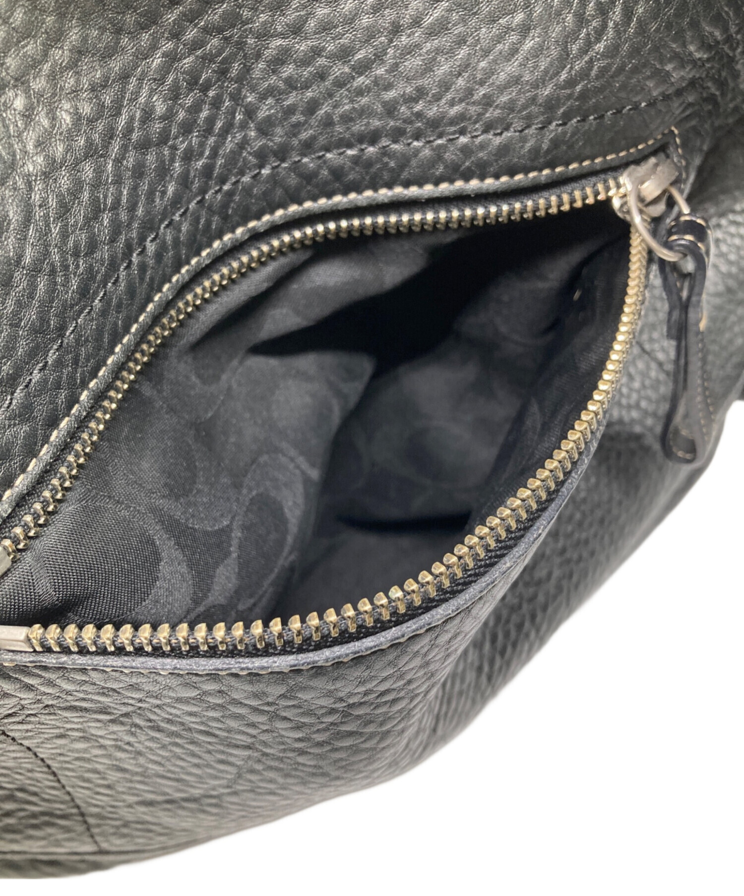 中古・古着通販】COACH (コーチ) ショルダーバッグ ブラック｜ブランド