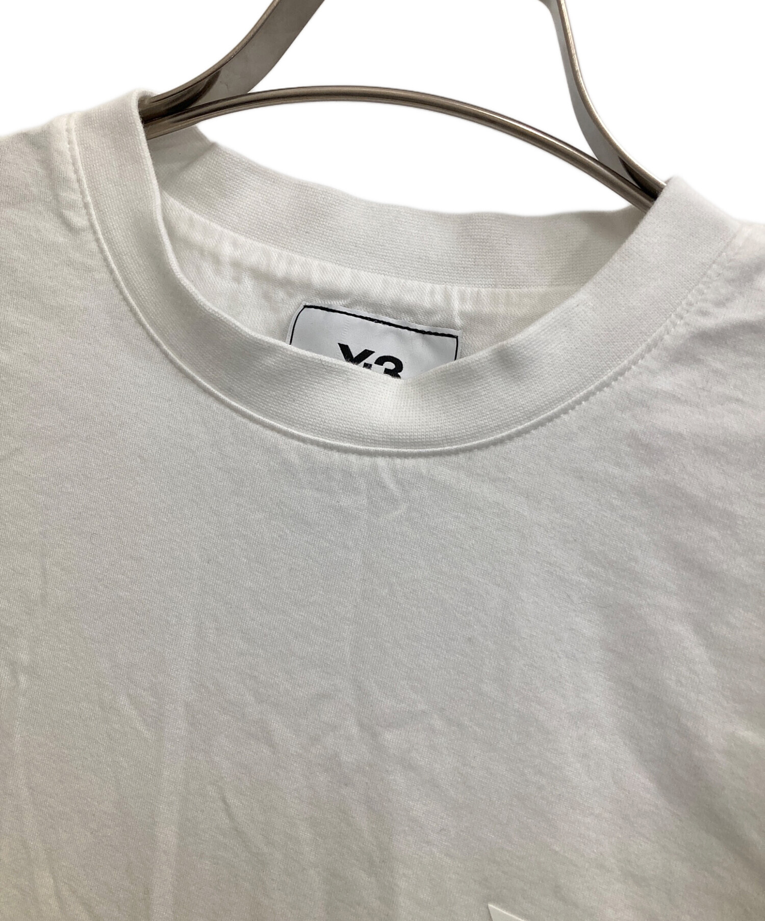 Y-3 ワイスリー Tシャツ・カットソー S 白 【古着】【中古】【送料無料】 Y-3 - Y-3 ワイスリー Tシャツ・カットソー S 白 【古着】【中古