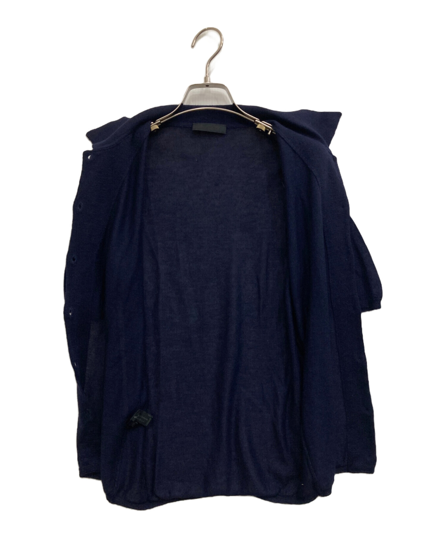 中古・古着通販】PRADA (プラダ) シルクブレンドカシミヤ半袖ニット