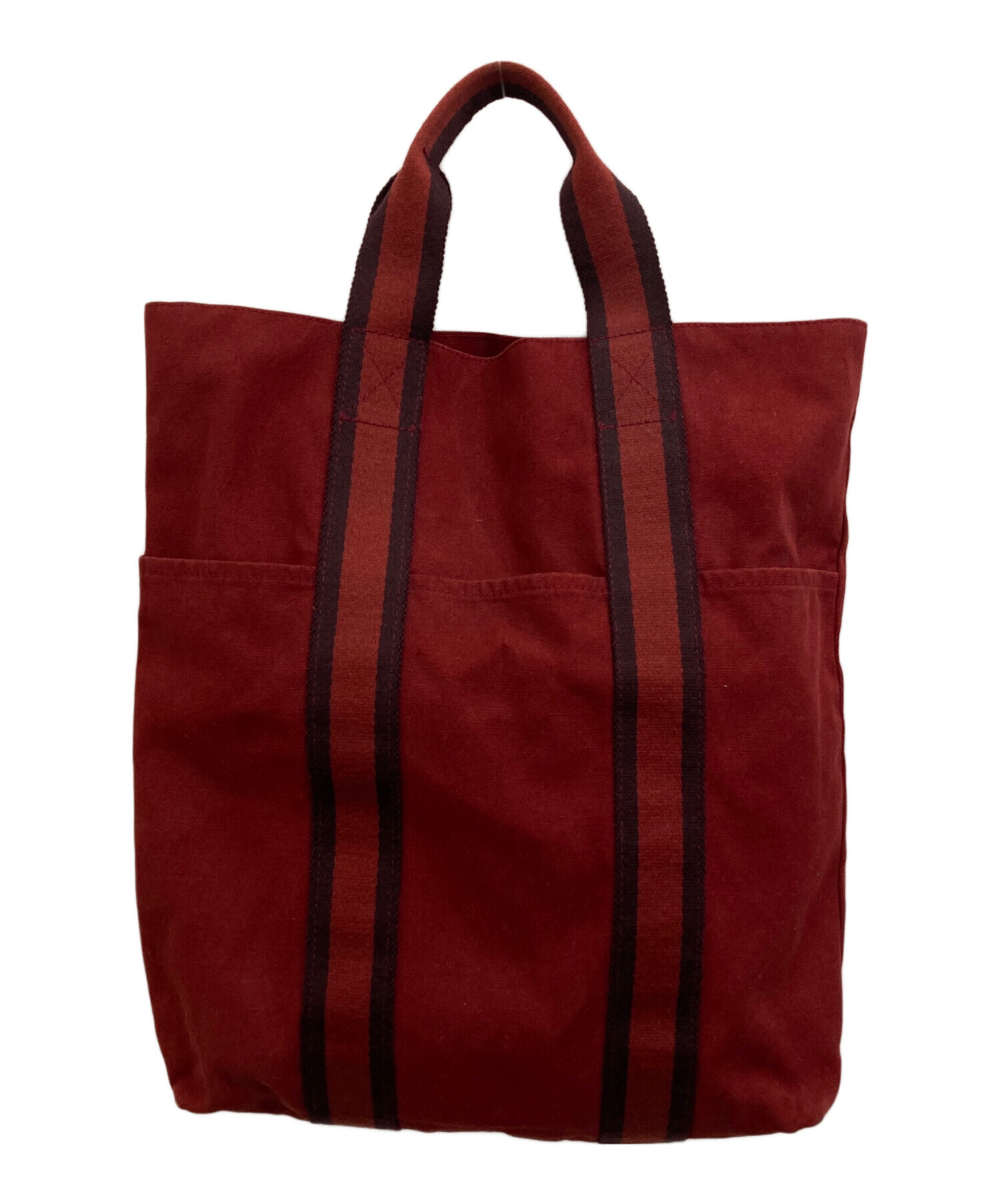 中古・古着通販】HERMES (エルメス) トートバッグ レッド｜ブランド 
