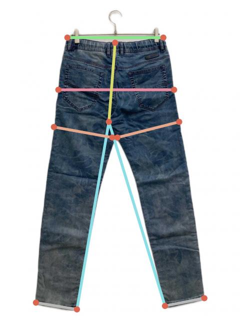 中古・古着通販】DIESEL (ディーゼル) ジョグジーンズ インディゴ