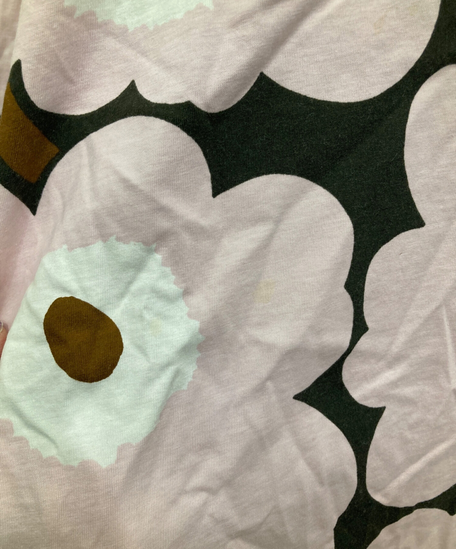 中古・古着通販】marimekko (マリメッコ) 花柄ワンピース ピンク