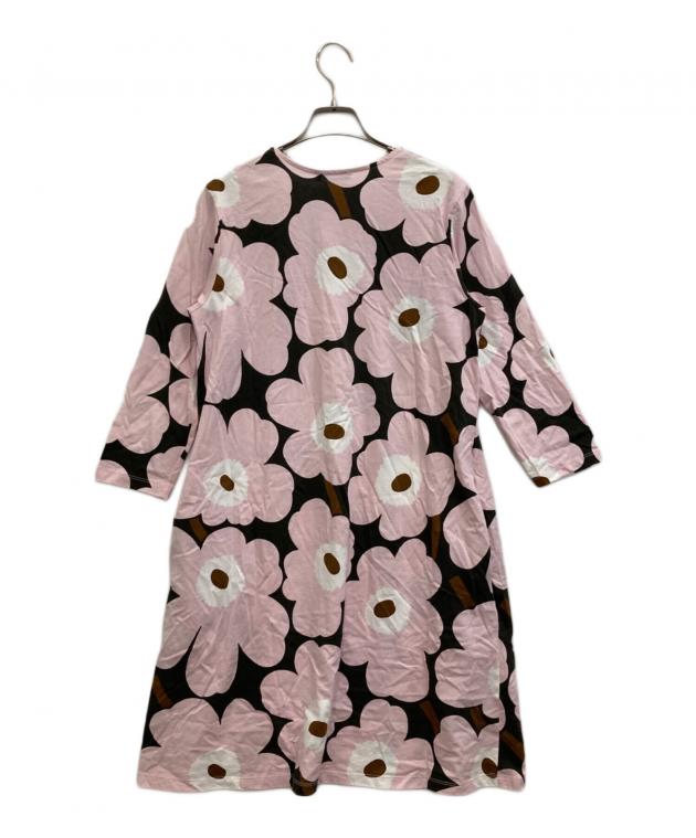【再値下げ】マリメッコ　marimekko ワンピース　花柄 中古・古着通販】marimekko (マリメッコ) 花柄ワンピース ピンク