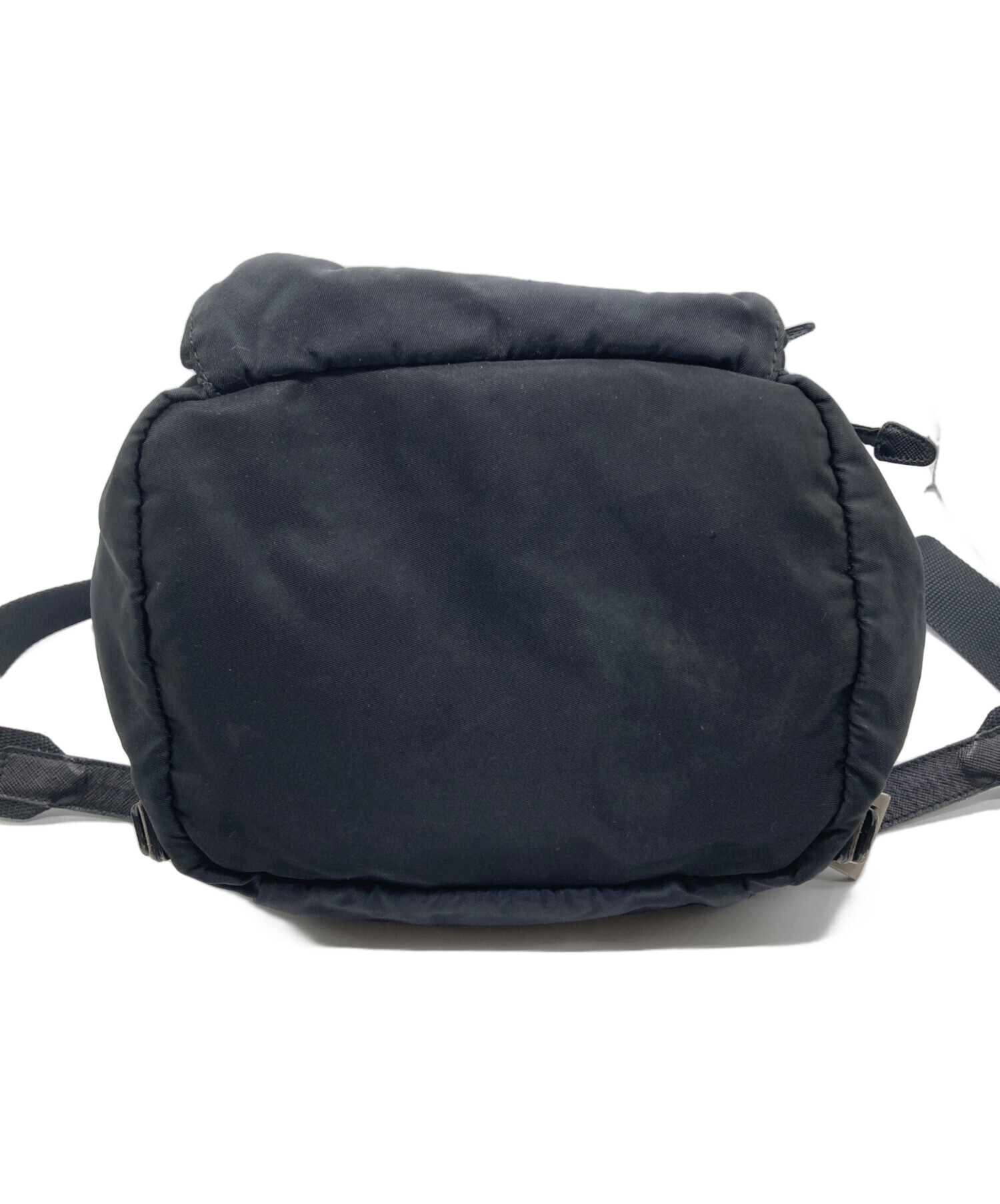 PRADA ナイロンミニリュック 中古・古着通販】PRADA (プラダ) ナイロンミニリュック ブラック
