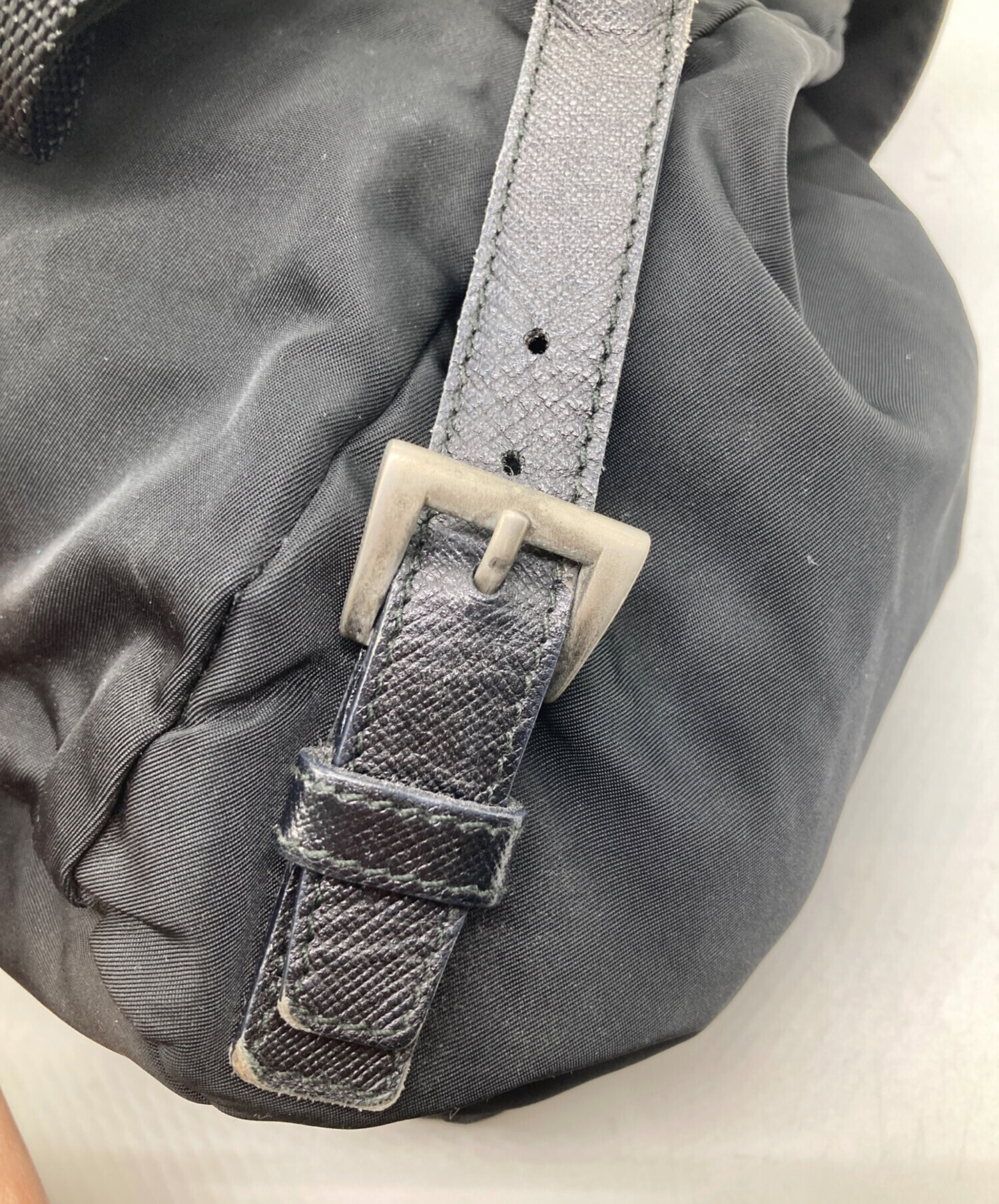 中古・古着通販】PRADA (プラダ) ナイロンミニリュック ブラック