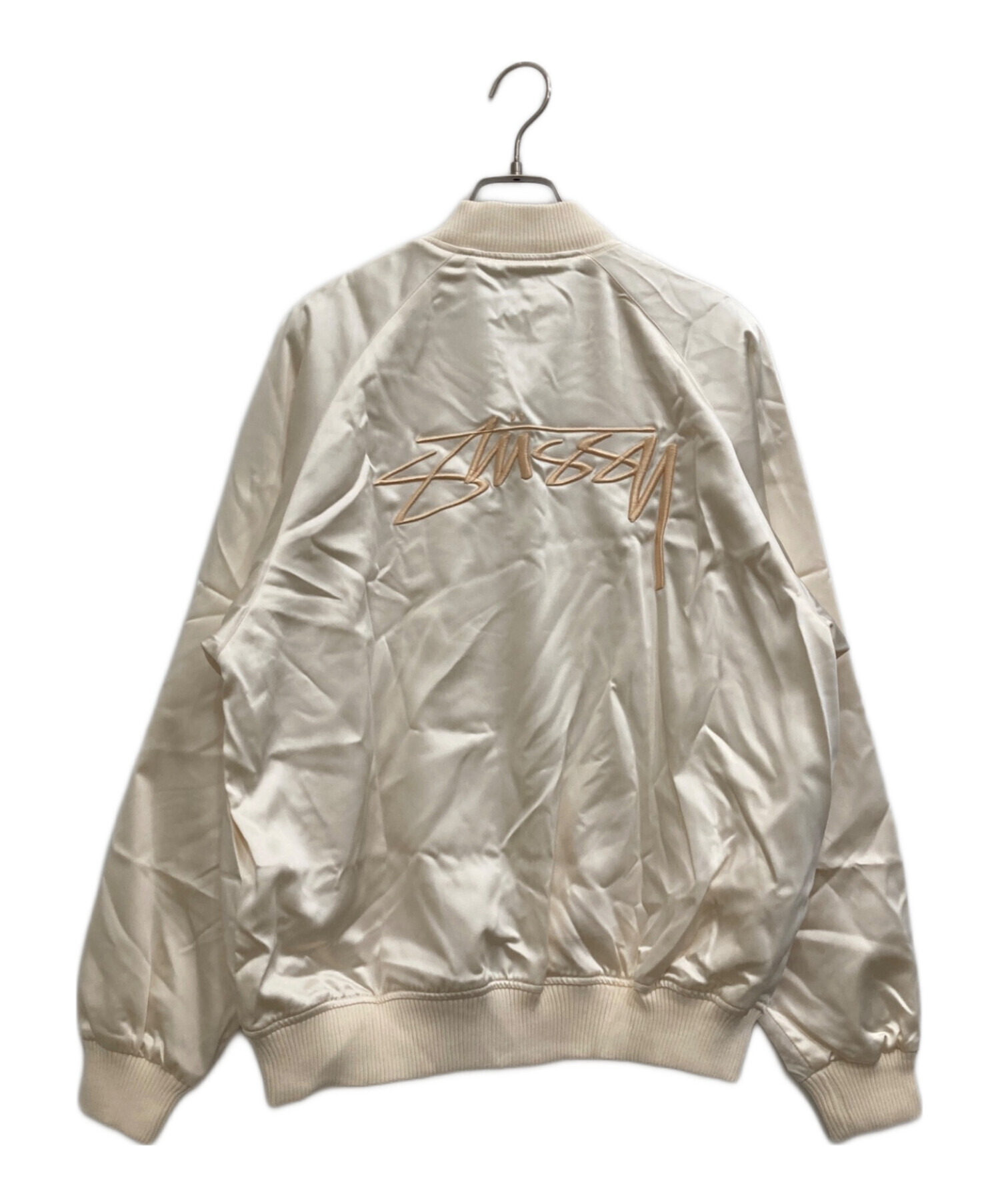 中古・古着通販】stussy (ステューシー) スタジャン アイボリー サイズ