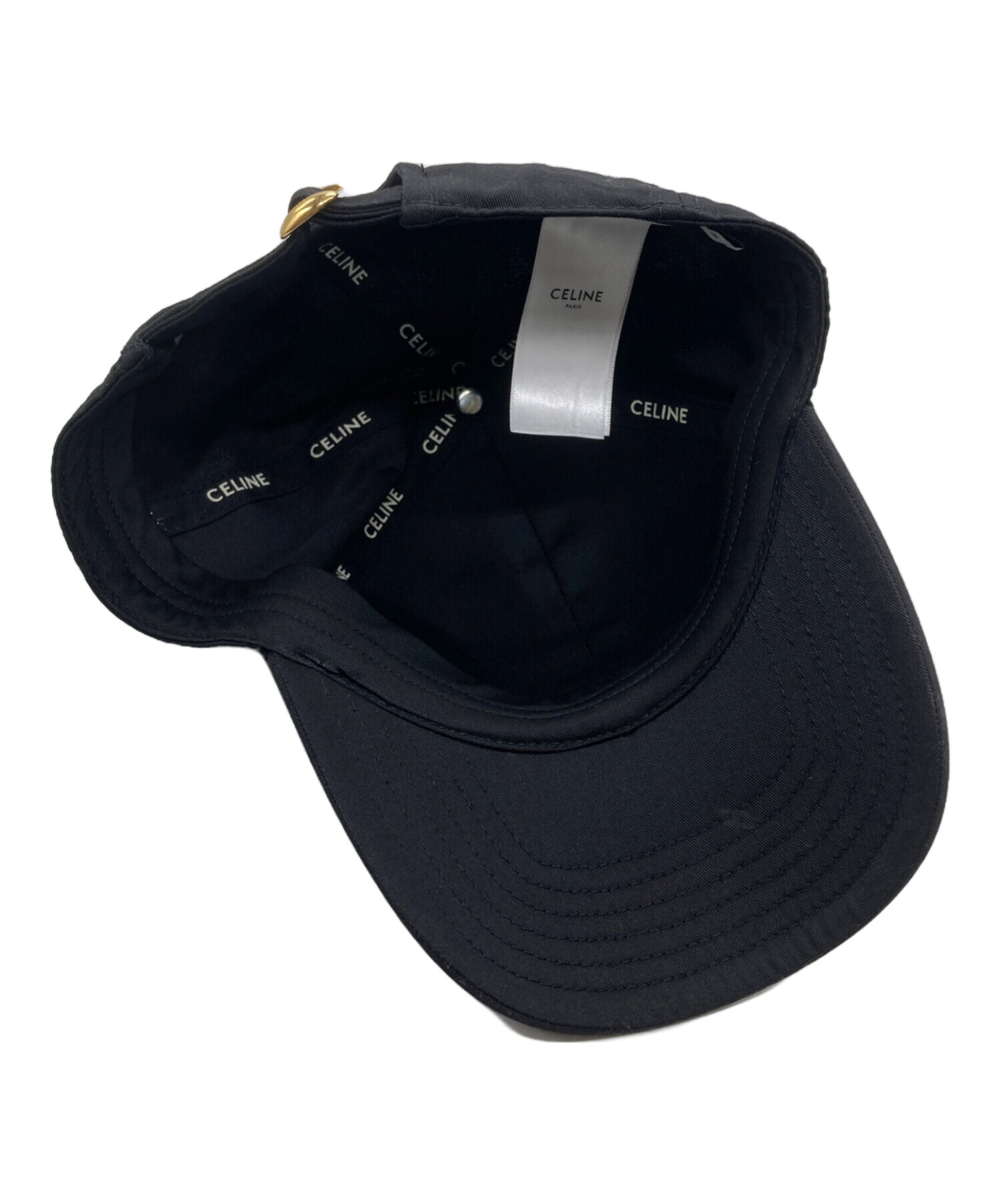 中古・古着通販】CELINE (セリーヌ) ロゴベースボールキャップ