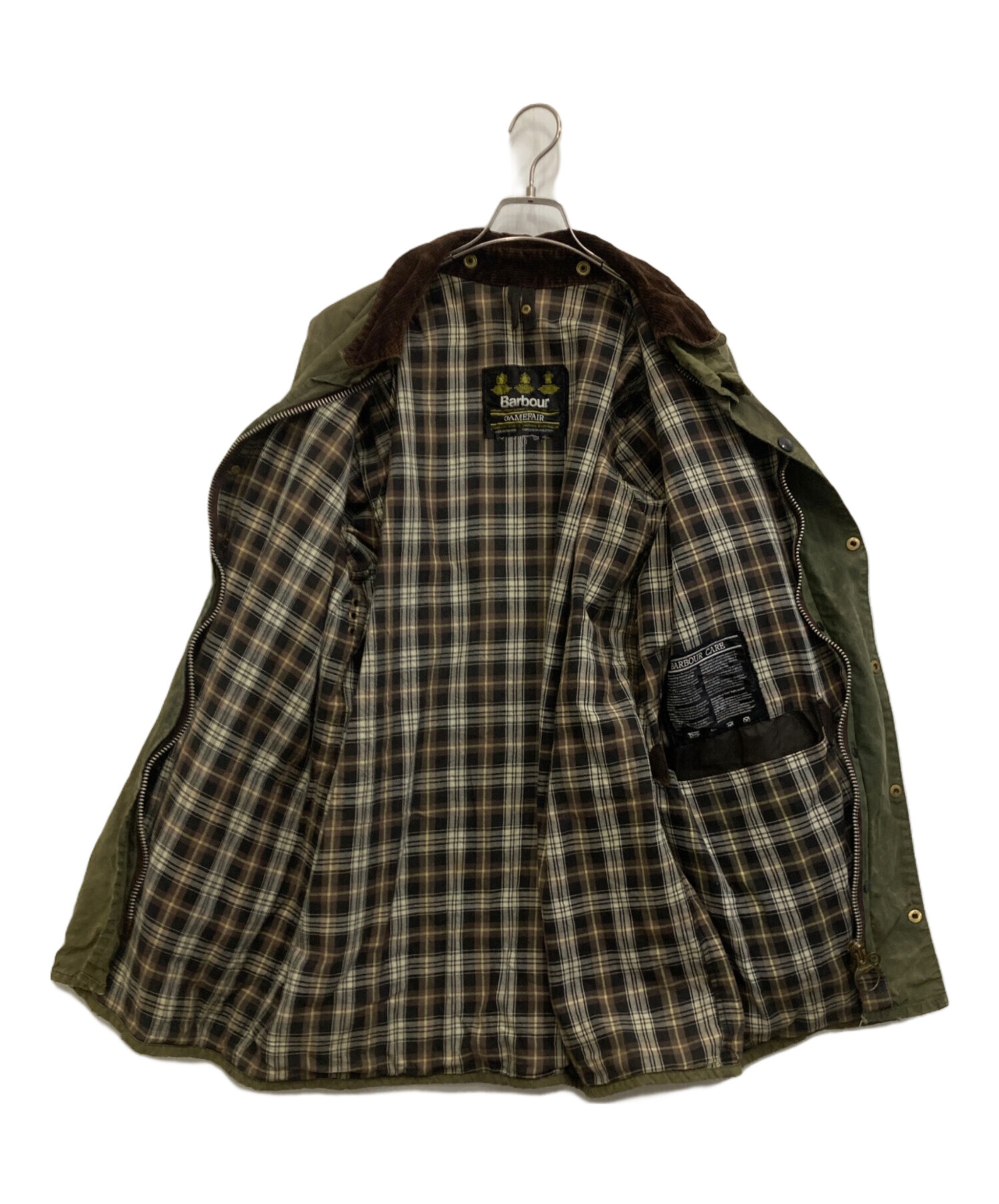中古・古着通販】Barbour (バブアー) GAMEFAIR オイルドコート カーキ