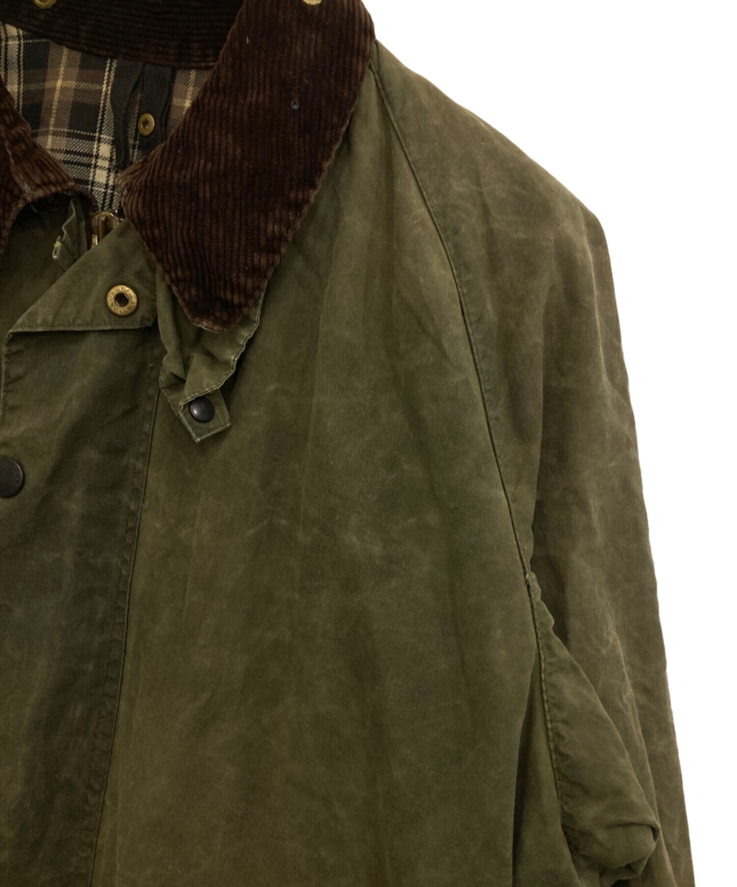 中古・古着通販】Barbour (バブアー) GAMEFAIR オイルドコート カーキ
