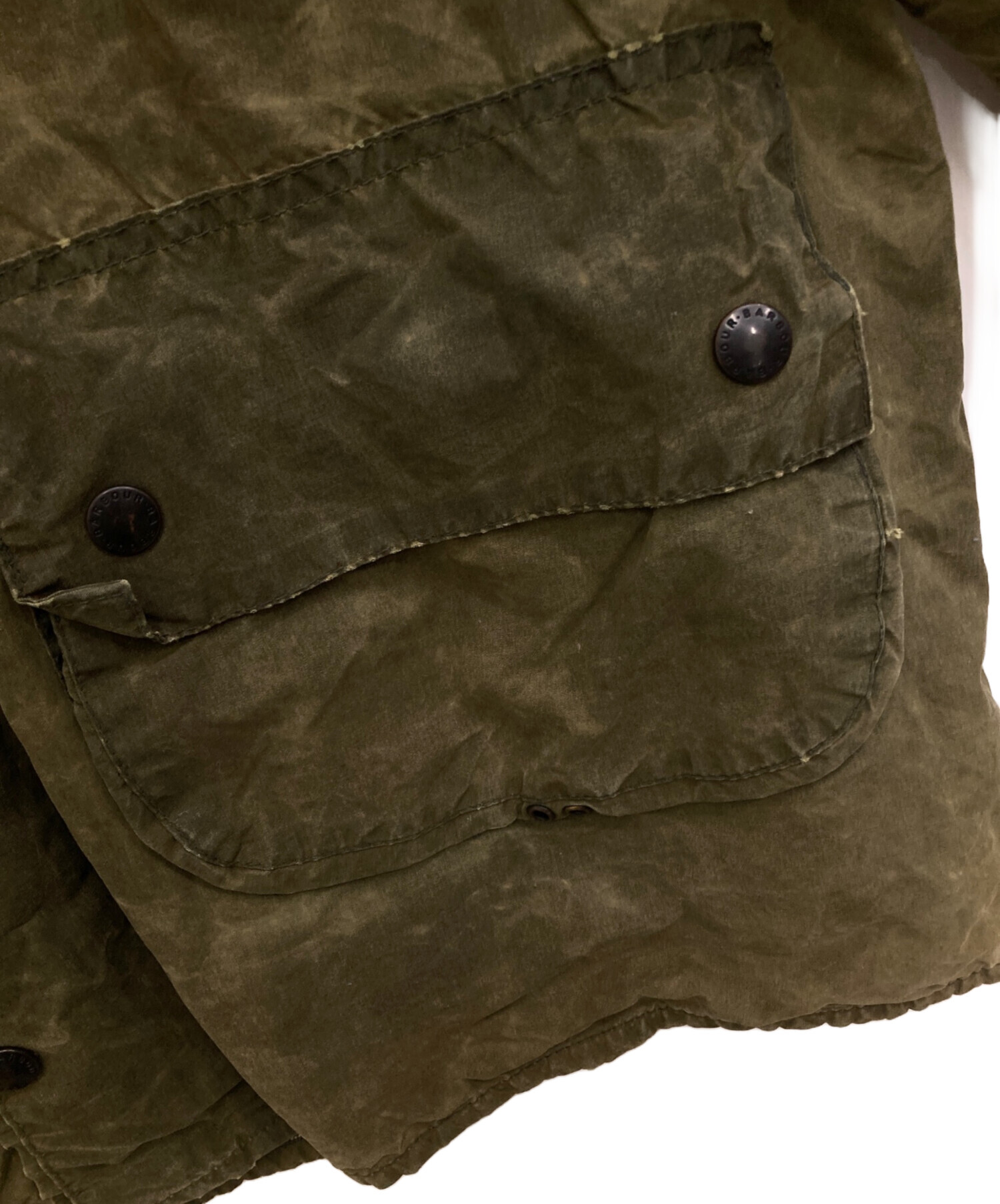 中古・古着通販】Barbour (バブアー) GAMEFAIR オイルドコート カーキ