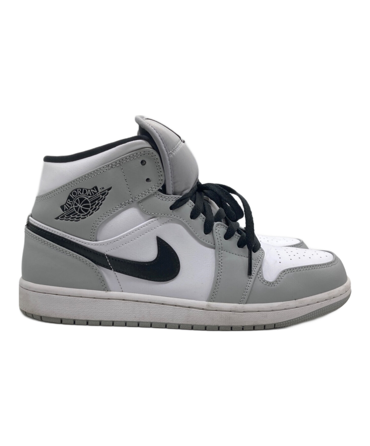 NIKE ハイカット シューズ ライトグレー 中古・古着通販】NIKE (ナイキ) ハイカットスニーカー グレー サイズ