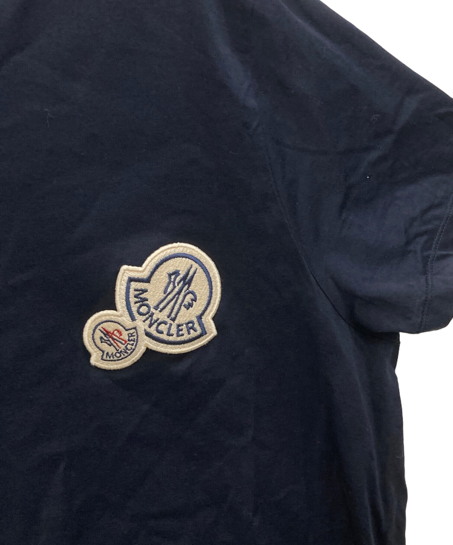 中古・古着通販】MONCLER (モンクレール) MAGLIA T-SHIRT ネイビー