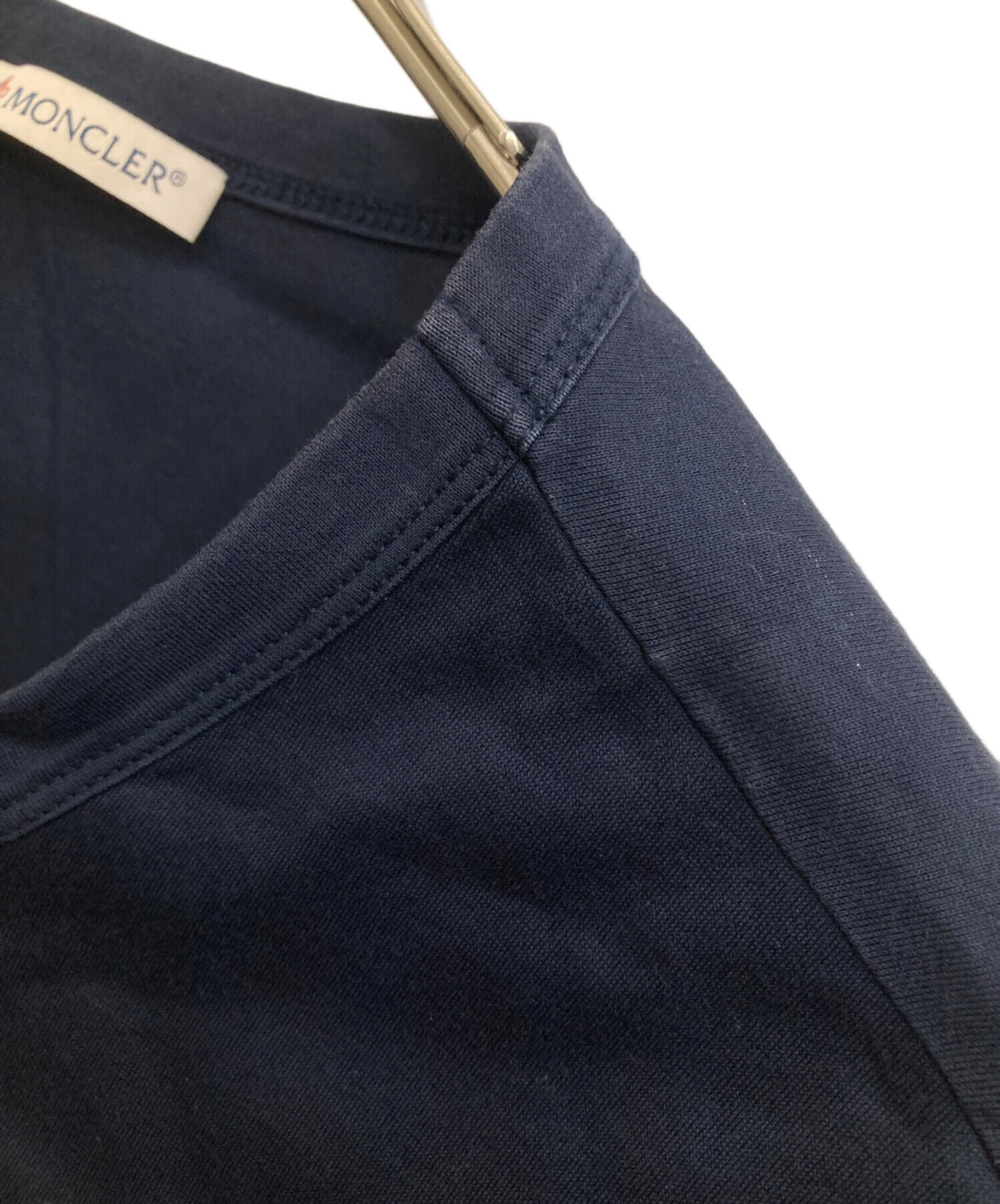 中古・古着通販】MONCLER (モンクレール) MAGLIA T-SHIRT ネイビー