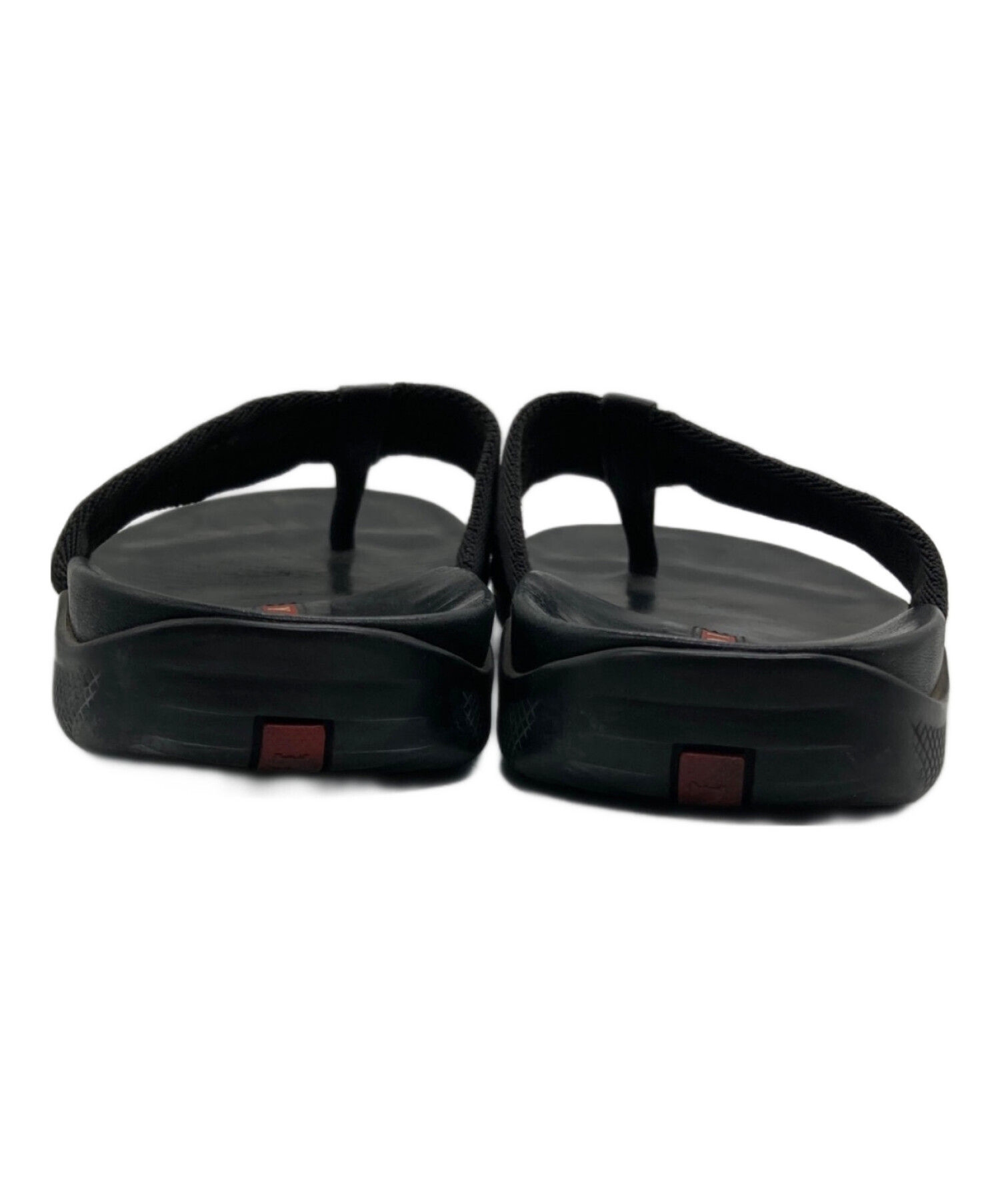 PRADA スポーツサンダル ブラック 中古・古着通販】PRADA SPORTS (プラダスポーツ) サンダル ブラック