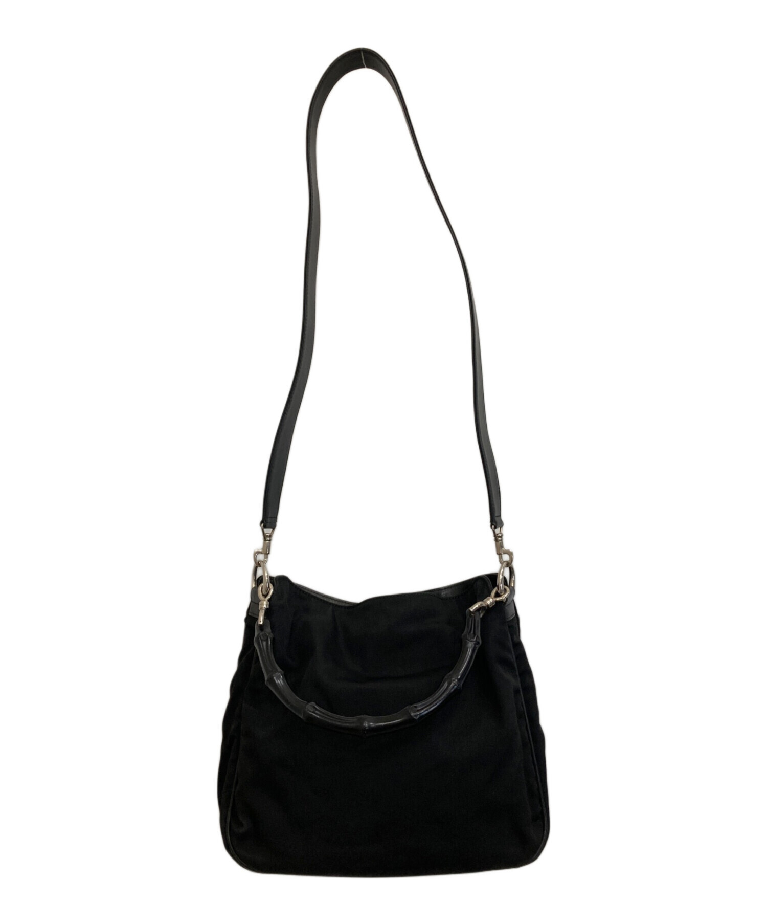 中古・古着通販】GUCCI (グッチ) 2wayハンドバッグ ブラック｜ブランド 