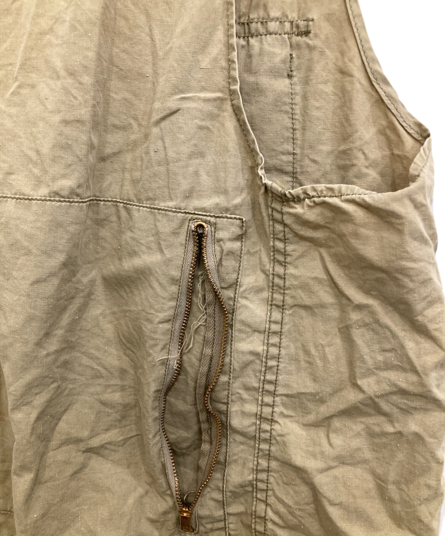 Woods フィッシングベスト ベージュ 中古・古着通販】wood stream (ウッドストリーム) フィッシングベスト