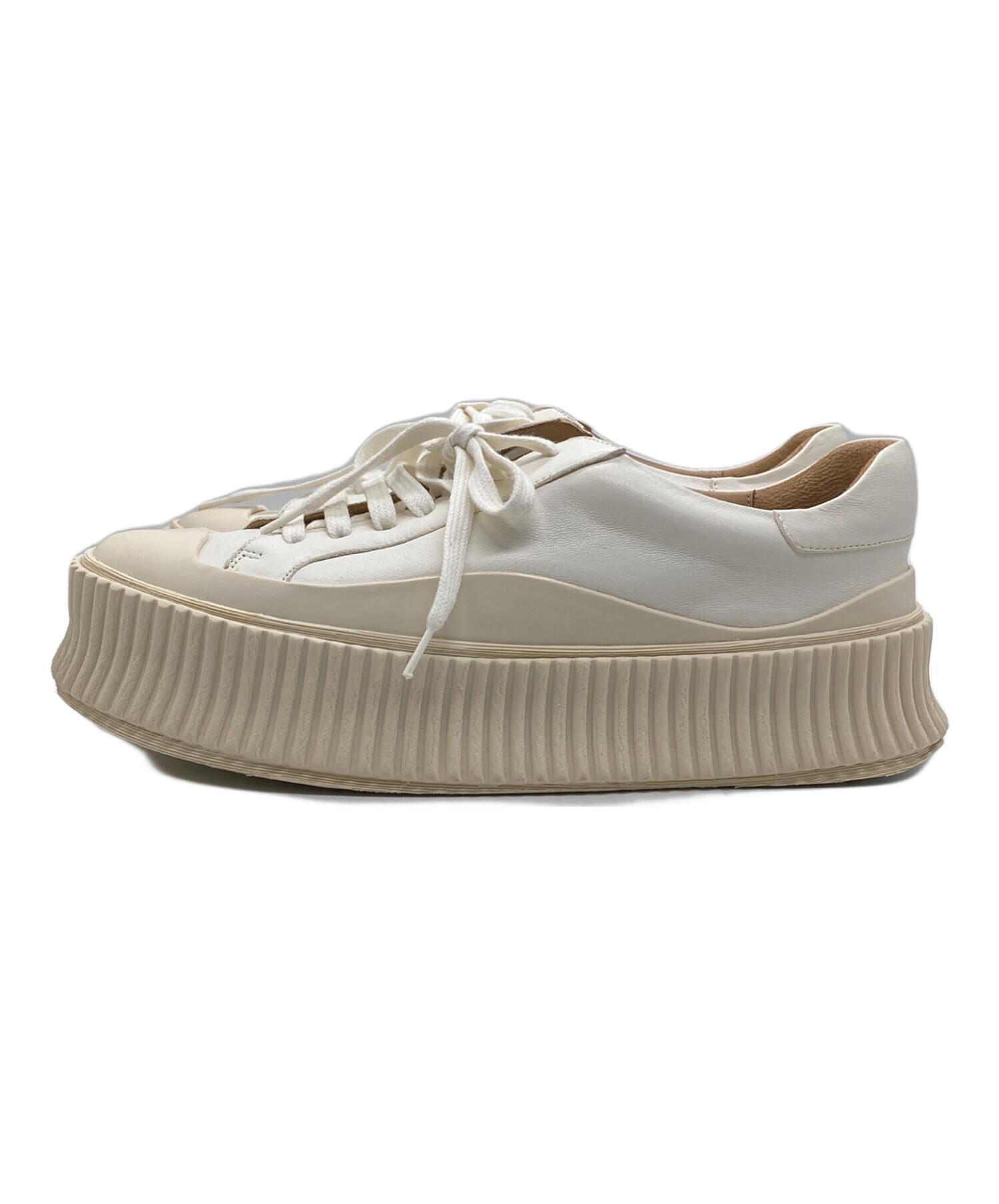 中古・古着通販】JIL SANDER (ジルサンダー) プラットフォームレザー