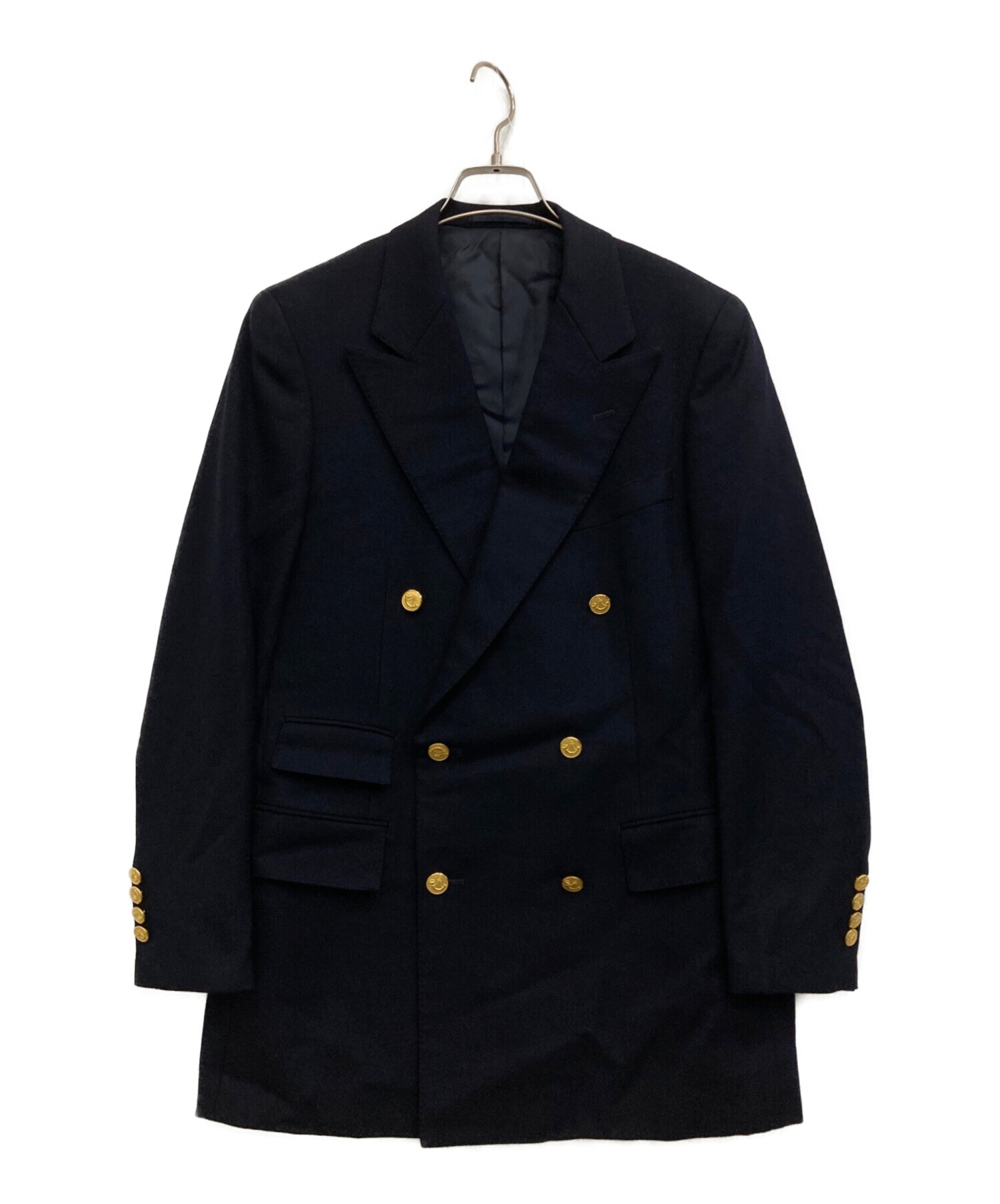 美品 ジェイプレス テーラードジャケット 24AW 現行タグ 2B ネイビー L 中古・古着通販】J.PRESS (ジェイプレス) 金釦ダブルテーラード