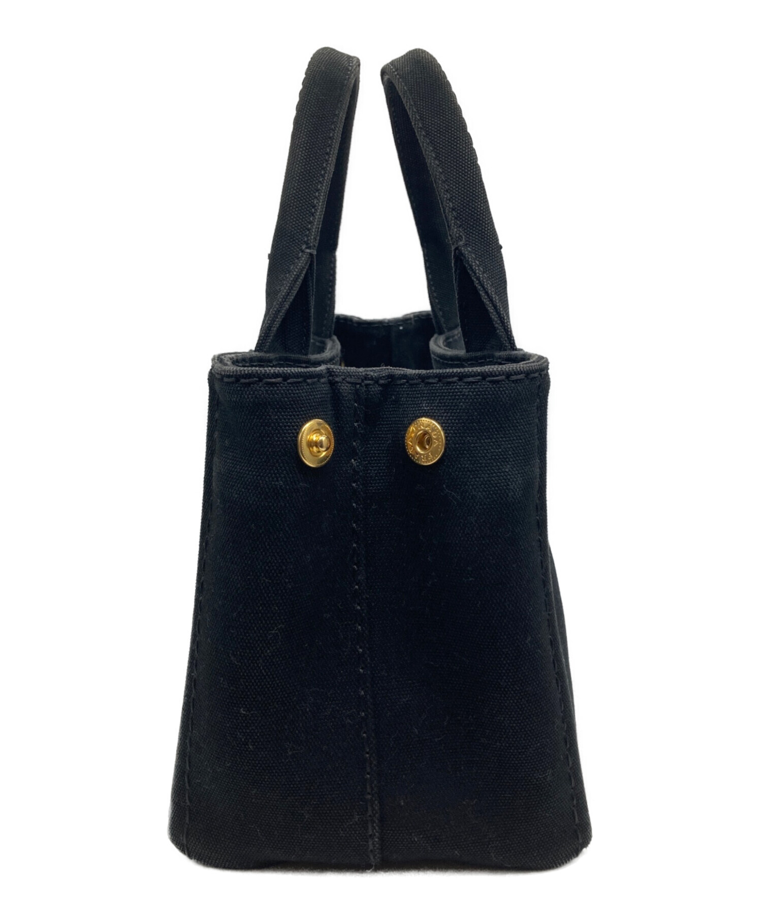中古・古着通販】PRADA (プラダ) CANAPAトートバッグ ブラック
