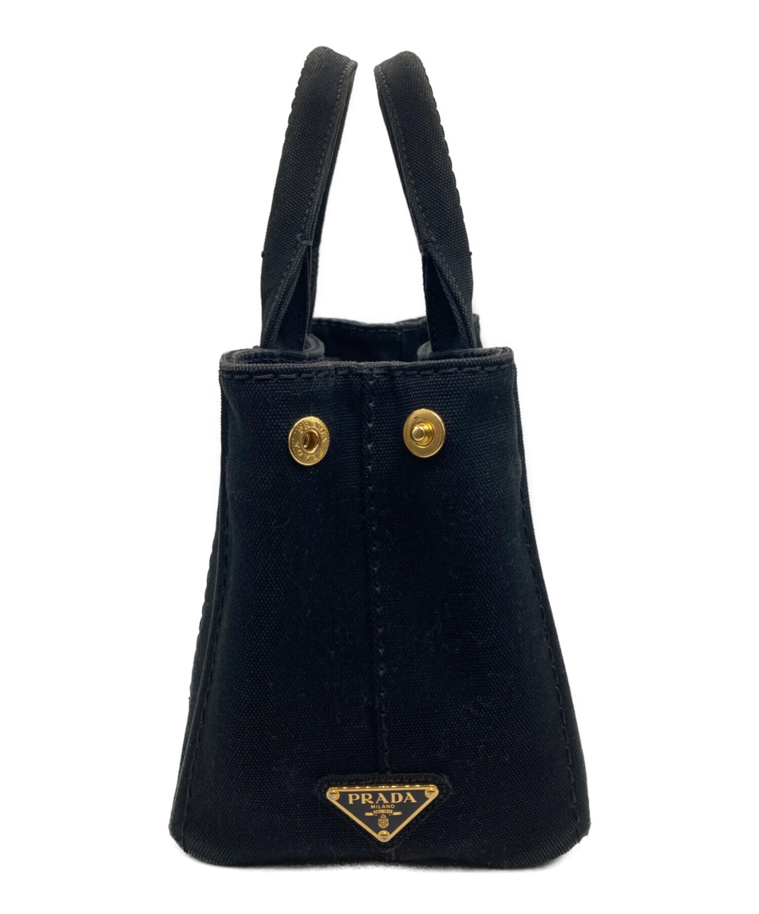 中古・古着通販】PRADA (プラダ) CANAPAトートバッグ ブラック
