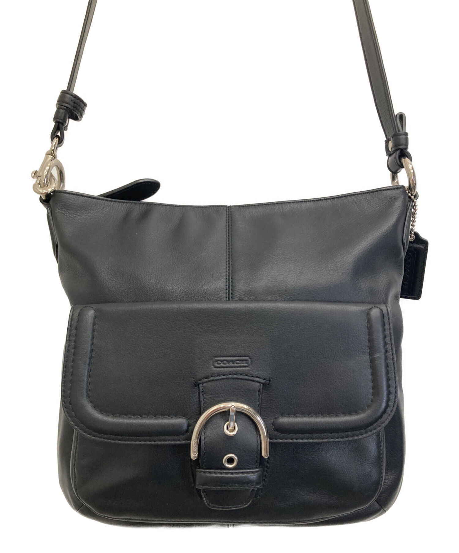 中古・古着通販】COACH (コーチ) ショルダーバッグ ブラック｜ブランド