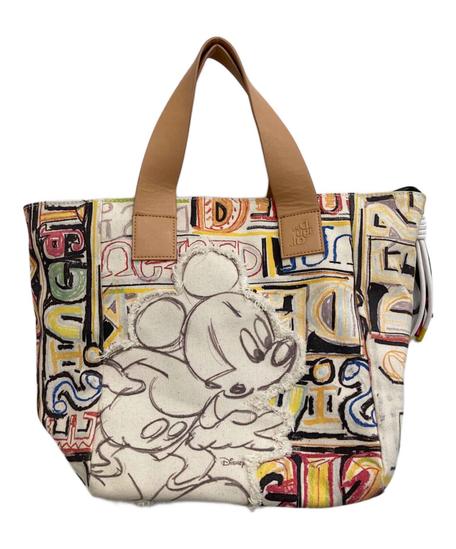 中古・古着通販】Desigual (デシグアル) トートバッグ アイボリー 