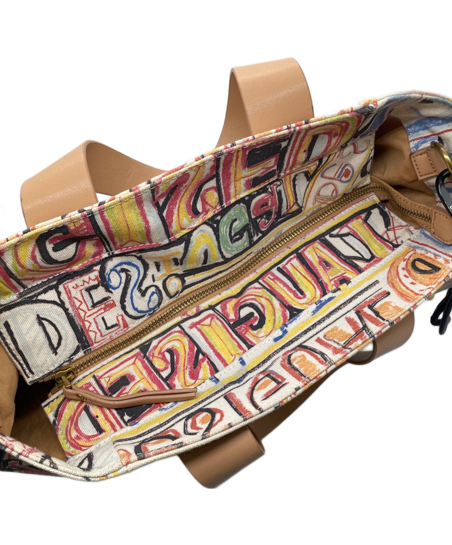 中古・古着通販】Desigual (デシグアル) トートバッグ アイボリー 
