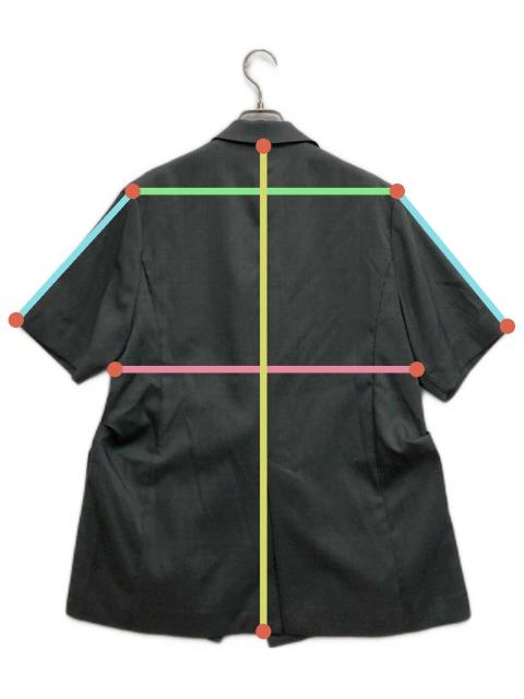 中古・古着通販】OMMO (オーエムエムオー) UP TUCK H/S JK グレー