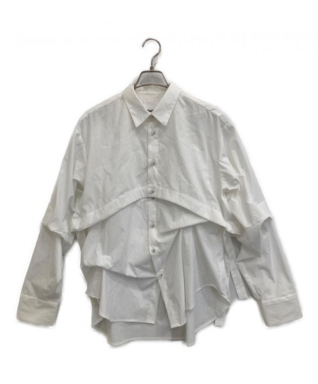 中古・古着通販】OMMO (オーエムエムオー) 2WAY TUCK LAYERED SHIRT