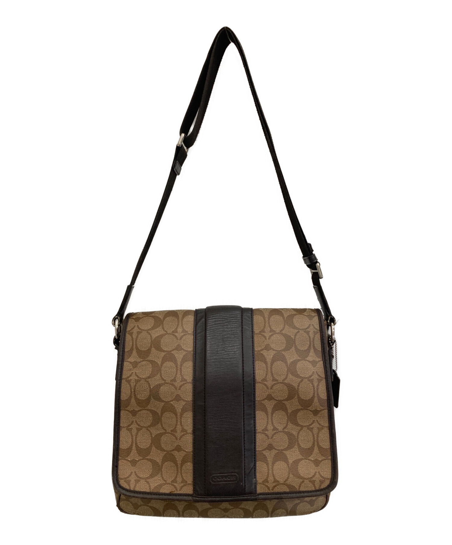 中古・古着通販】COACH (コーチ) ショルダーバッグ ブラウン｜ブランド 