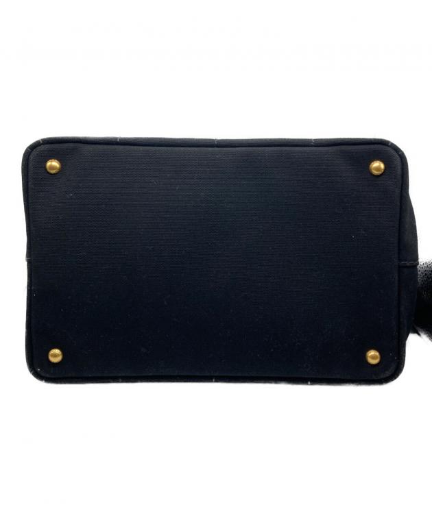 中古・古着通販】PRADA (プラダ) カナパトートバッグ ブラック