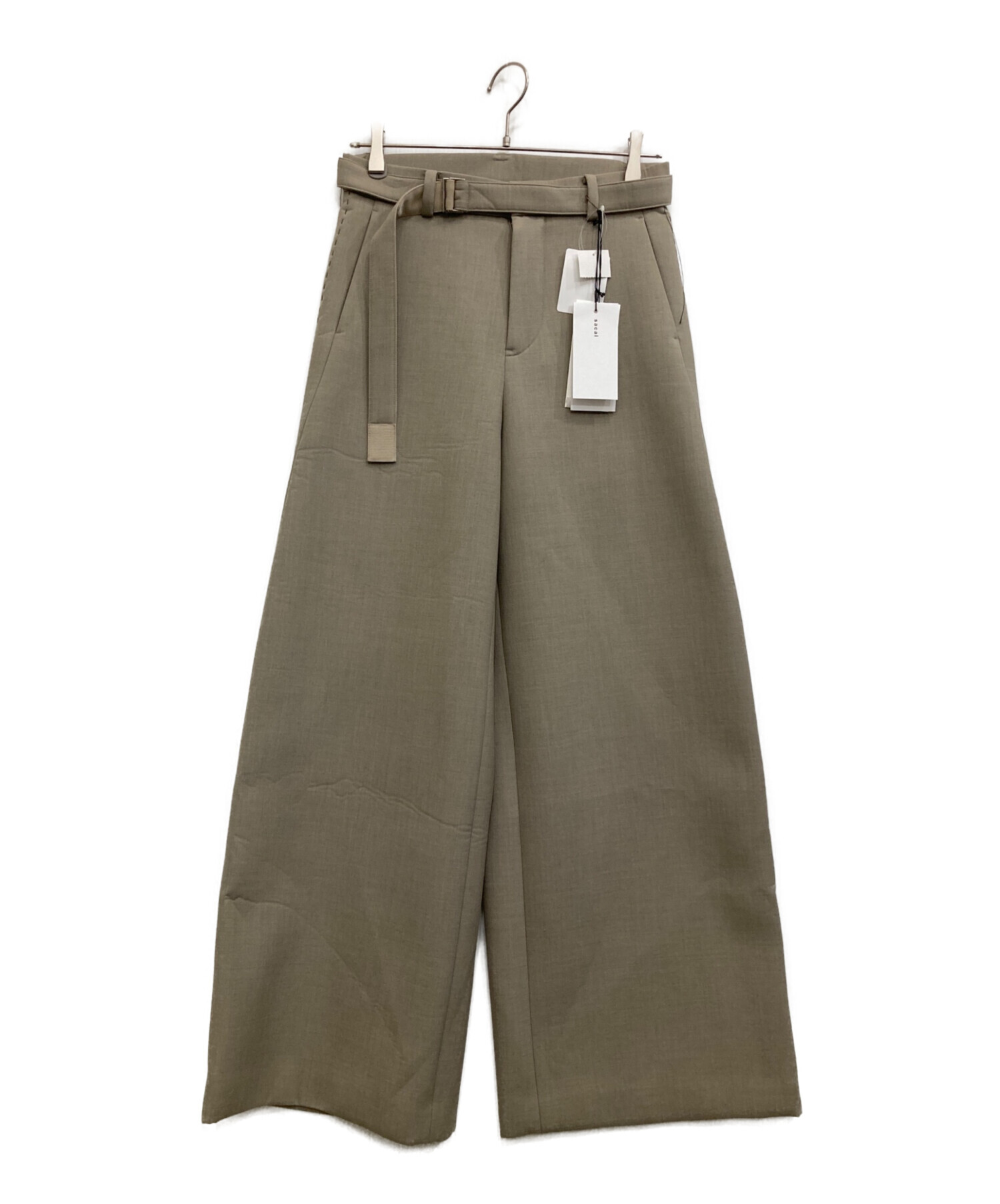 中古・古着通販】sacai (サカイ) 23AW Suiting Bonding Pants ベージュ